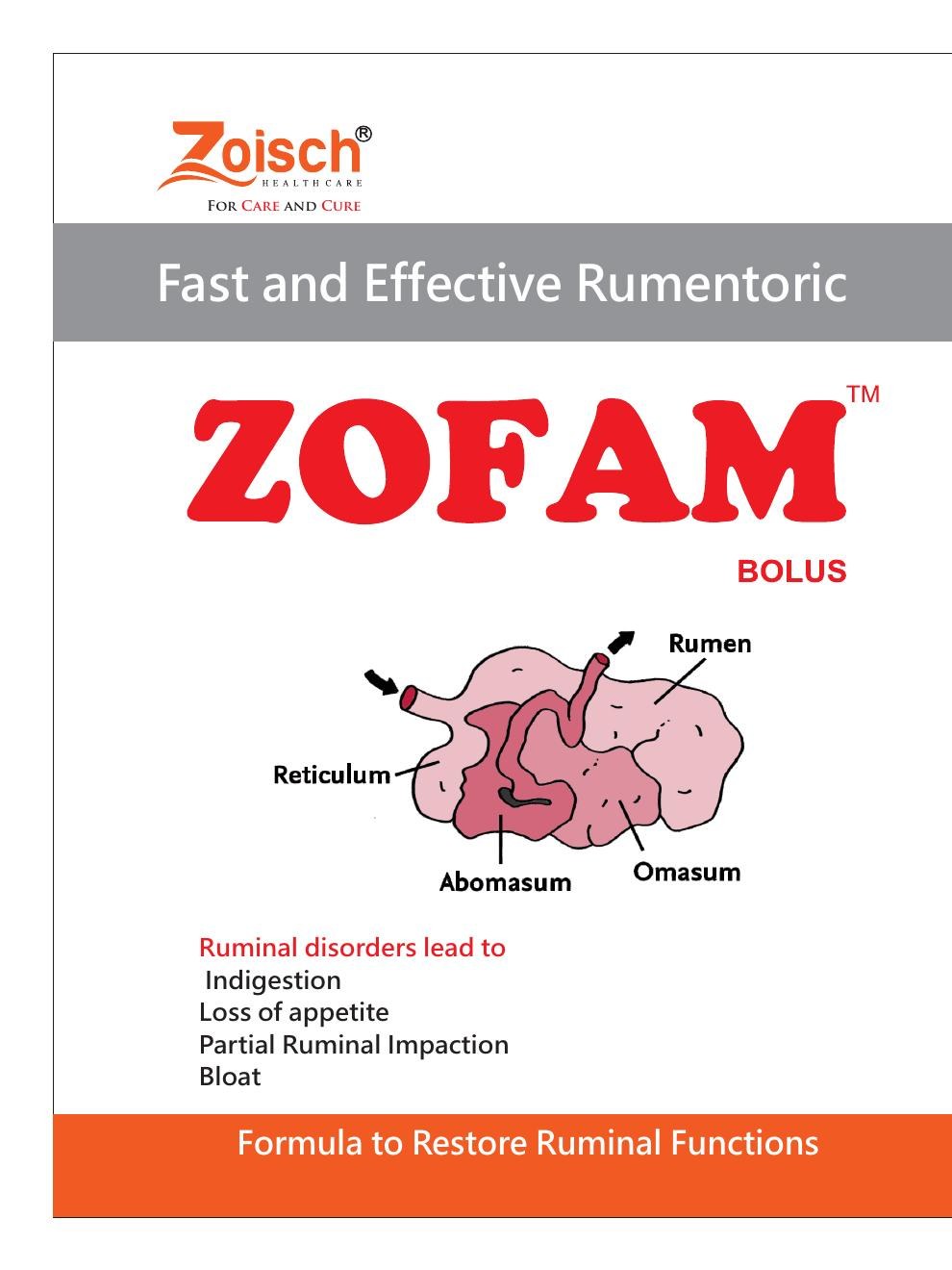 Zofam Bolus product